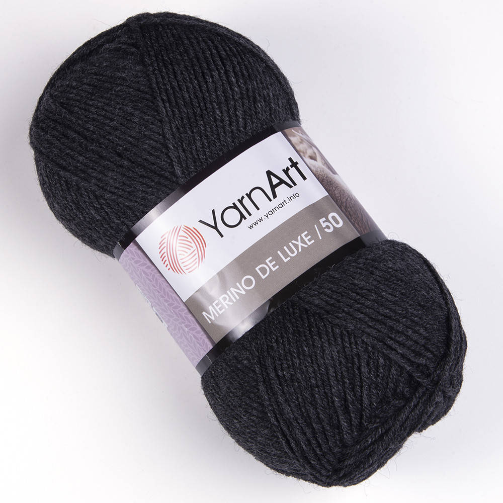 

Yarnart Merino De Luxe 50 № 359 темно-серый