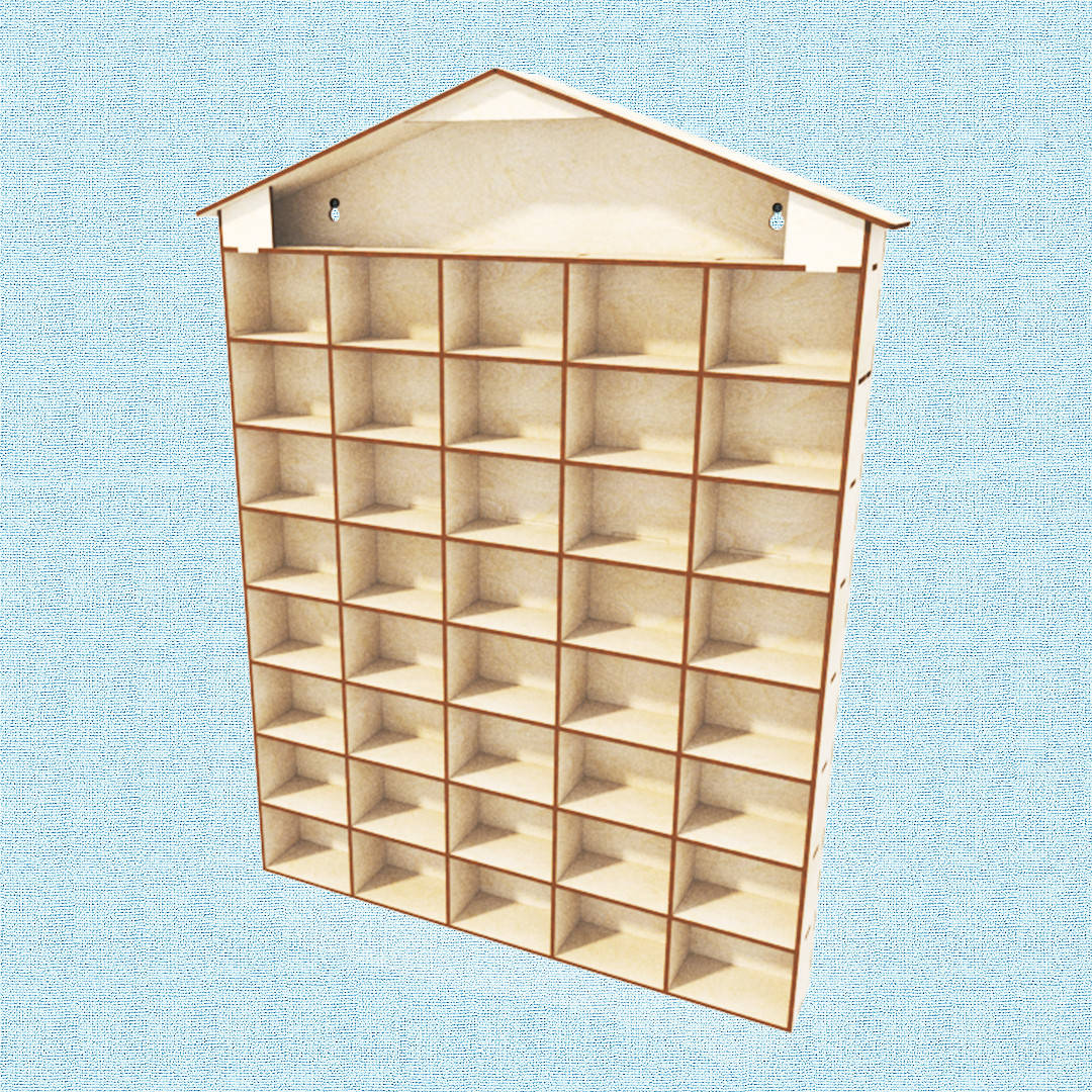 

Настінна полиця для машинок. Настенная полка для машинок.