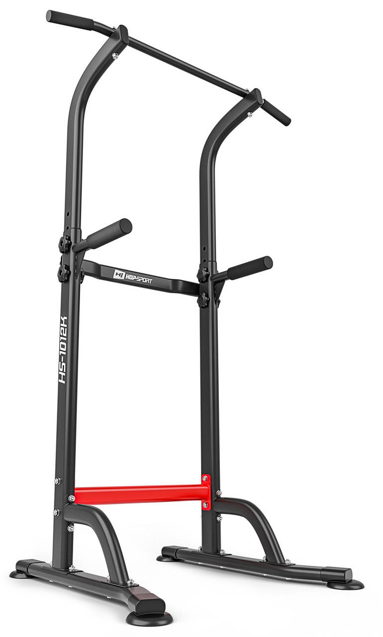 

Турник - брусья напольный спортивный HOP-SPORT HS-1012K металлический для дома и спортзала с нагрузкой 150 кг, Черный