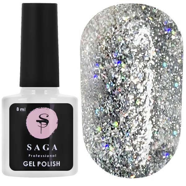 

Гель-лак Saga Professional Fianit № 01 (голограмное серебро), 8 мл