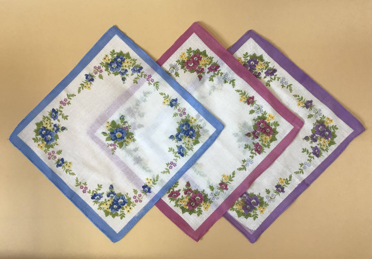 

Женский носовой платок (батист), Разные цвета