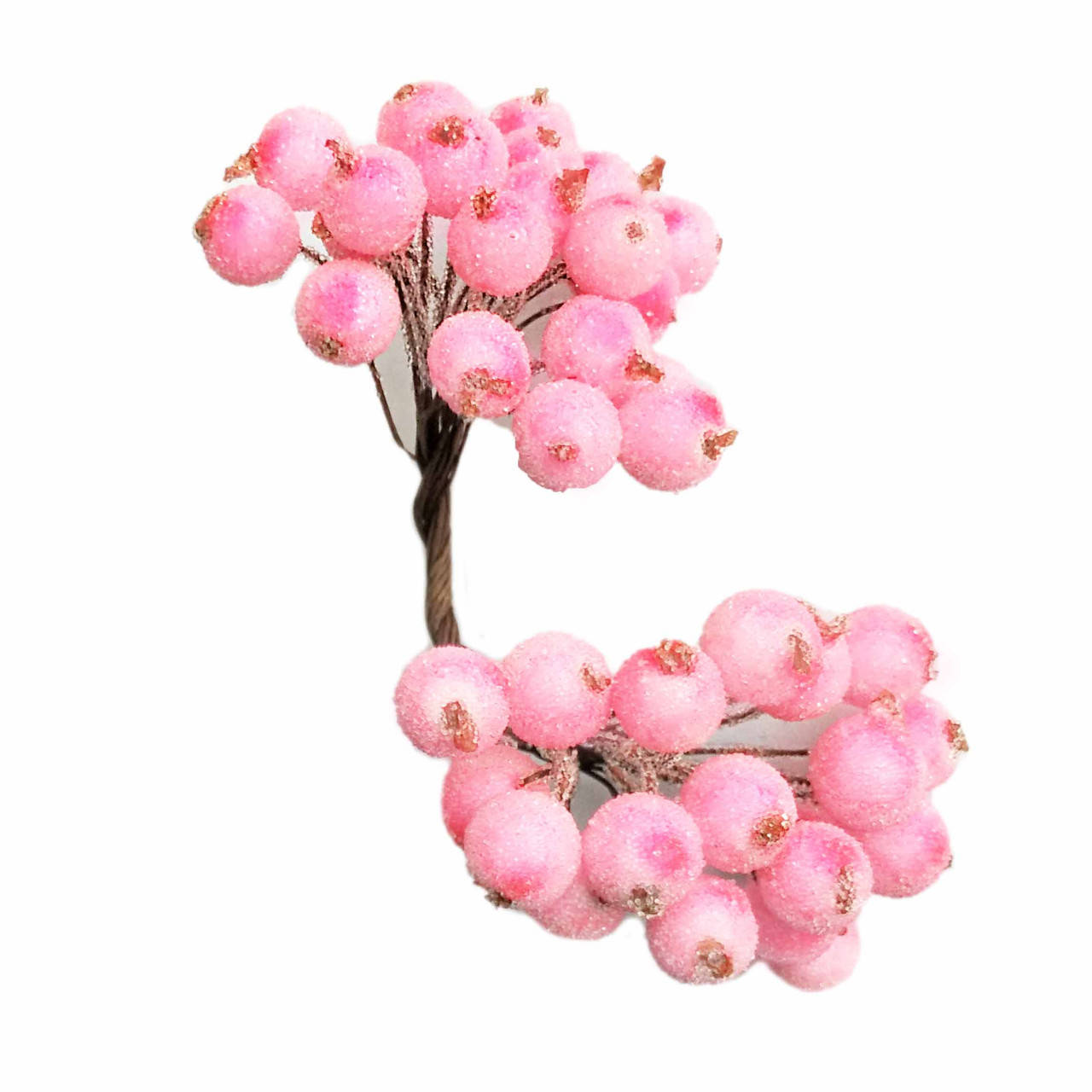 

Ягоды в сахаре декоративные розовые 12мм, Красный