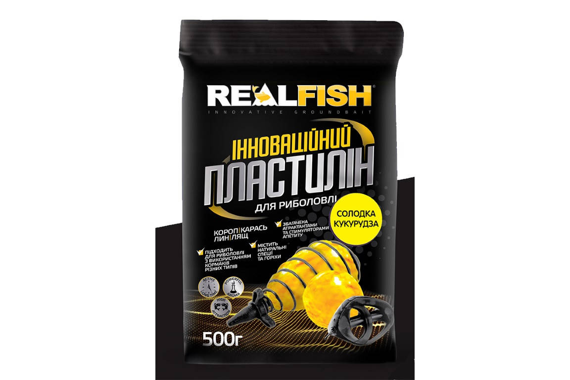 

Пластилин Real Fish 0.5кг "Сладкая кукуруза"