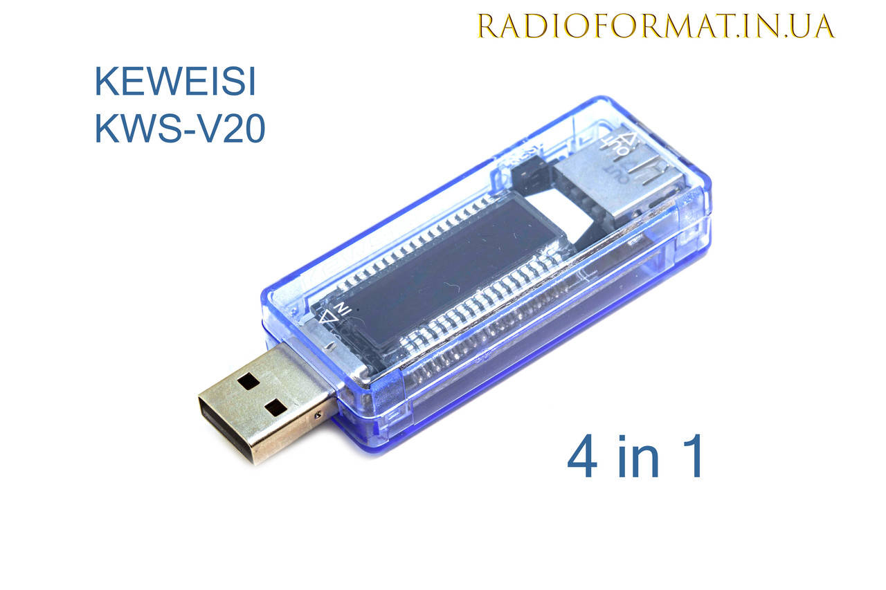 

USB тестер 4 в 1 с калькулятором емкости