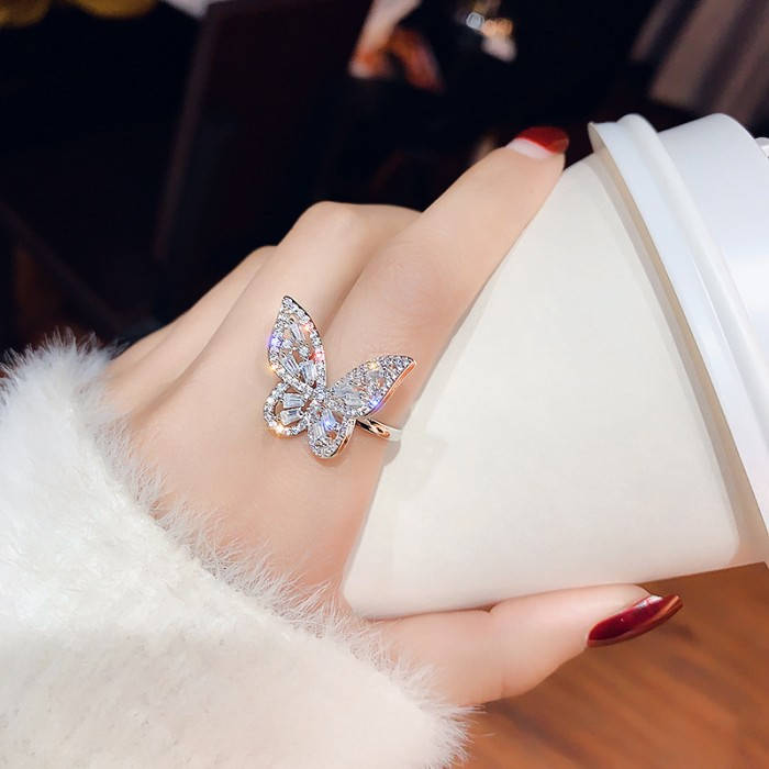 

Кольцо с бабочкой "Mini Butterfly", серебро