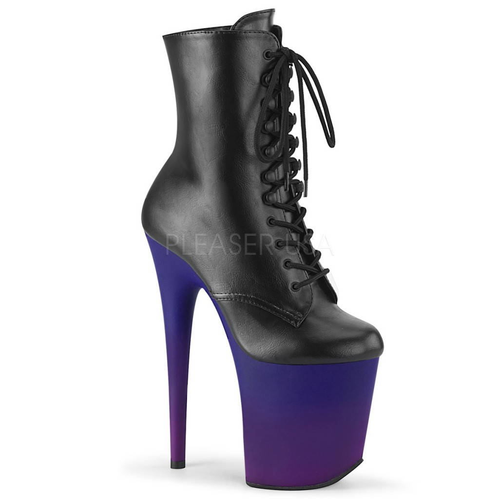 

Ботинки с градиентом на платформе +СУМКА В ПОДАРОК для пол дэнс, pole exotic, heels, стрип,, Черный