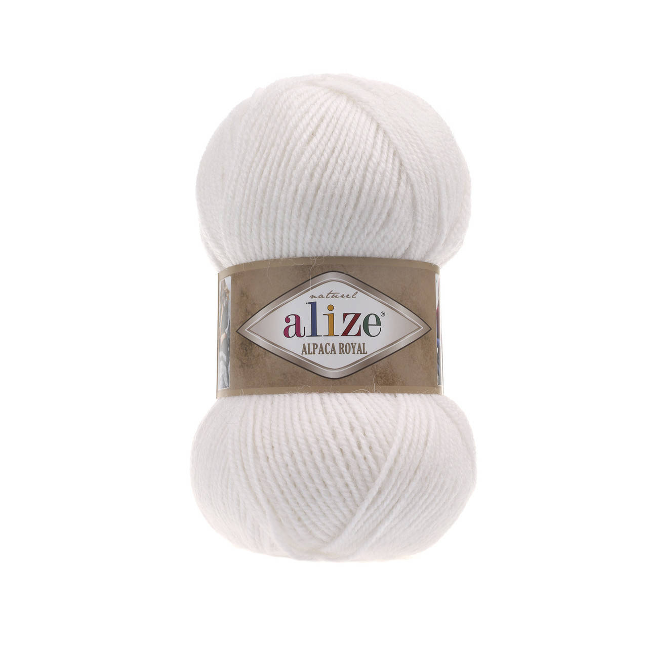 

Alize ALPACA ROYAL белый №55