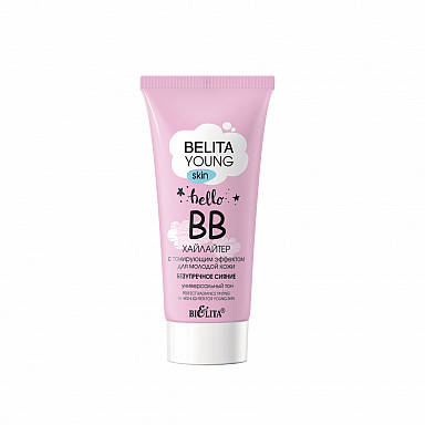 

BELITA YOUNG SKIN BB-хайлайтер з тонуючим ефектом для молодої шкіри "Бездоганне сяйво", 30 мл, Bielita
