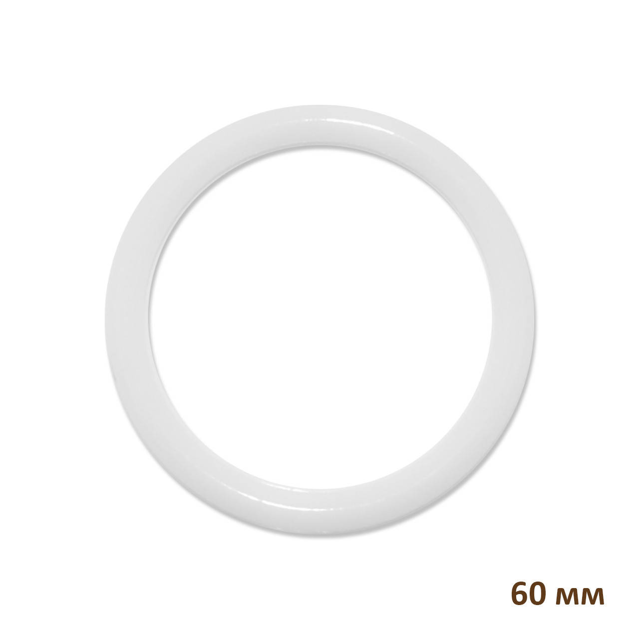 

Основа кругла для макраме, ловця снів, поліпропілен, біла, 60 мм, Белый