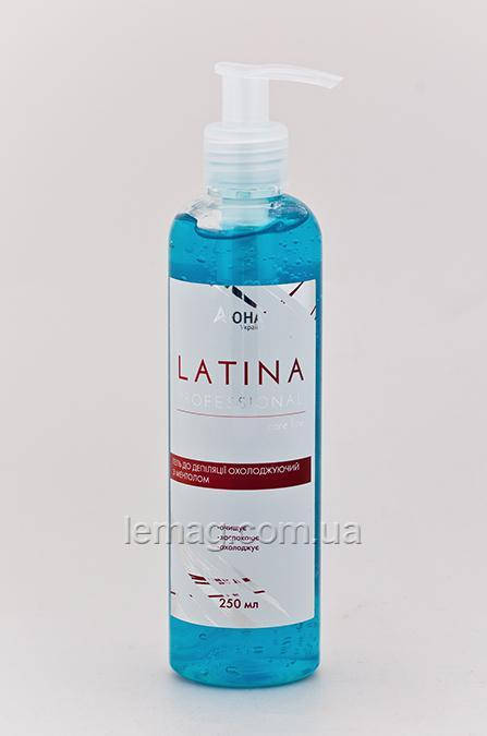 

Аюна Гель до депиляции охлаждающий с ментолом LATINA, 250 мл