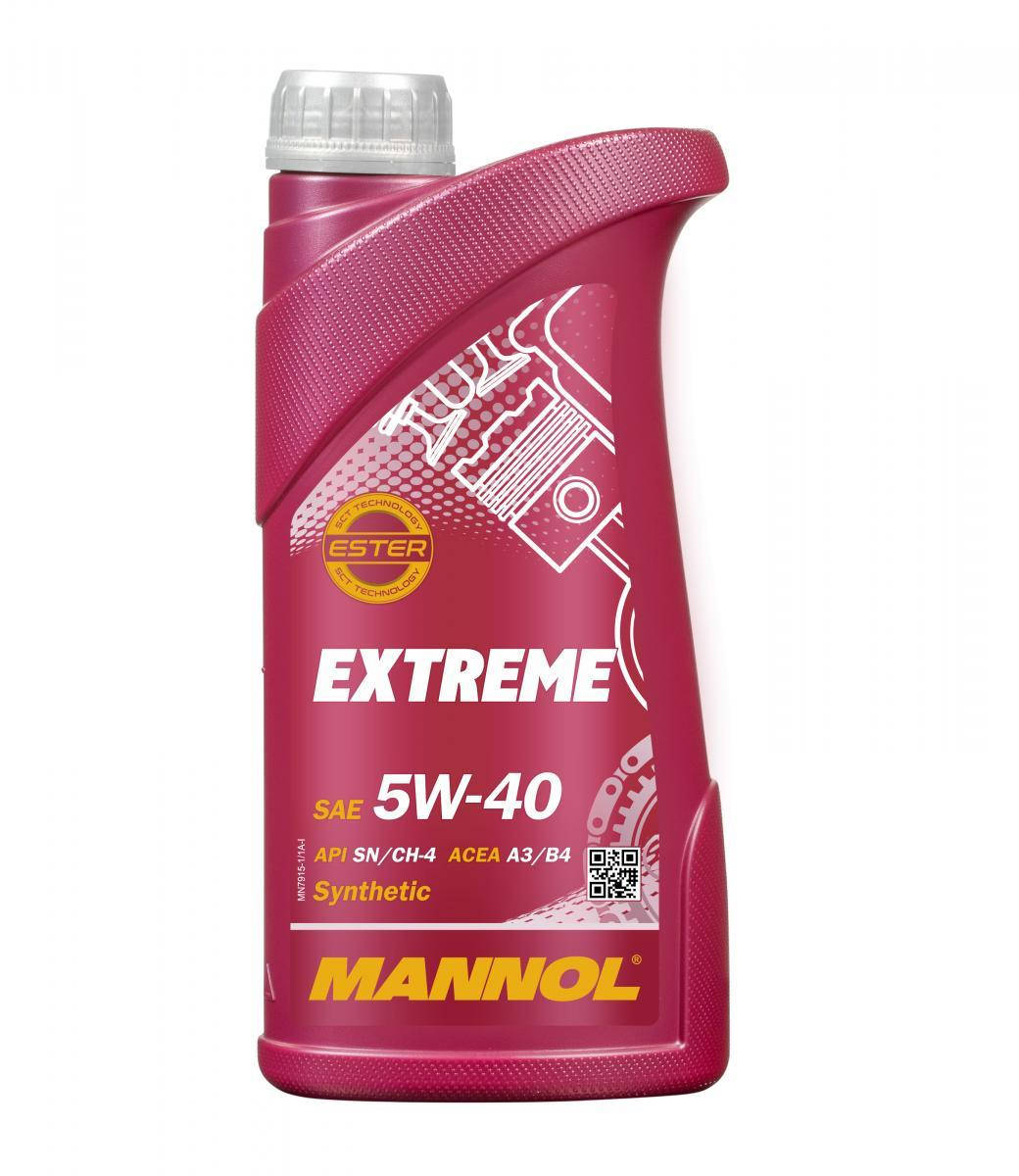 

Синтетическое моторное масло 5W40 Extreme 7915 1 л