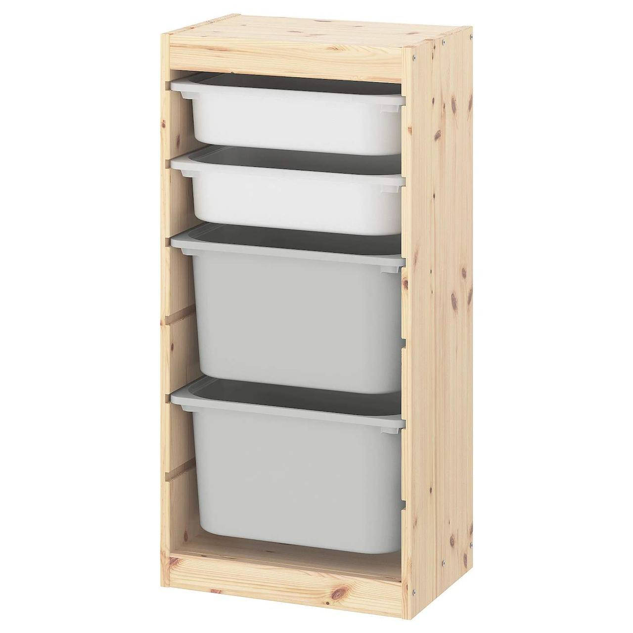 

Стелаж з контейнерами TROFAST 44x30x91 см