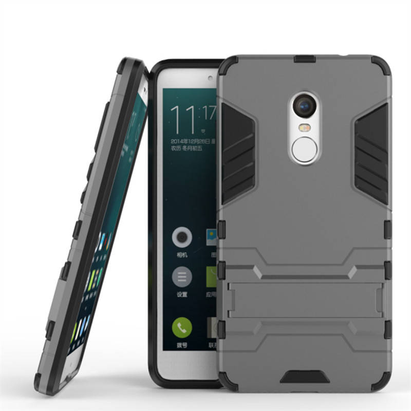

Чехол Iron для Xiaomi Redmi Note 4 / Note 4 Pro бронированный Бампер Броня Gray