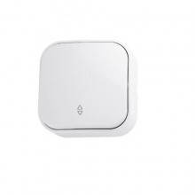 

Проходной выключатель одноклавишный белый Horoz серия EVA