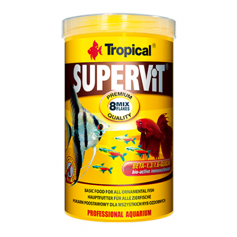 

Tropical Корм для рыб Tropical Supervit хлопья, 100мл/20гр