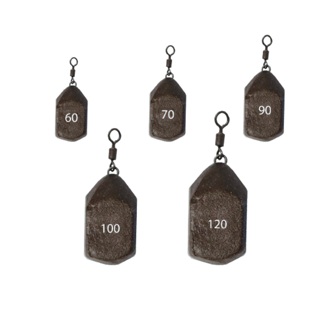 

Груз карповий "Куб"(Груша) 90г(10шт в уп)