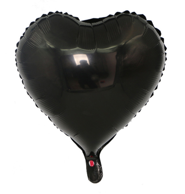 

Фольгированное сердце 18"(45см) черное, Китай, Черный