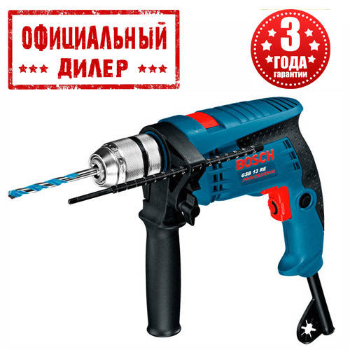 

Дрель ударная Bosch GSB 13 RE БЗП