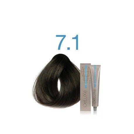 

Стойкая крем-краска 3DeLuXe professional № 7-1 - блондин пепельный, 100 мл