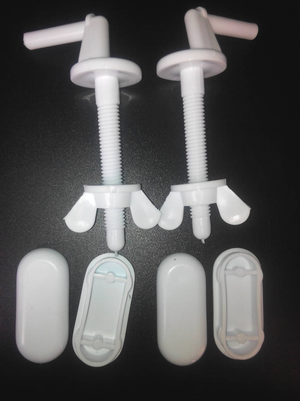 

Крепление крышки унитаза К-1, Белый