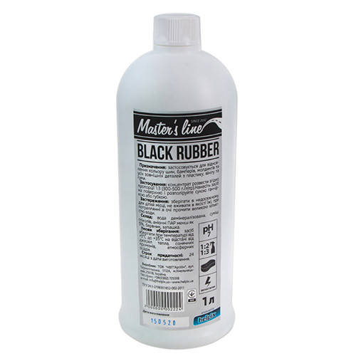 

Очиститель кондиционер для шин Masters Line Black Rubber 1:3 ( 1л) (Black Rubber)