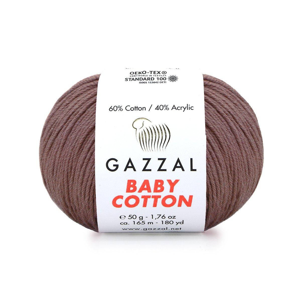 

Gazzal Baby Cotton № 3455 кофе