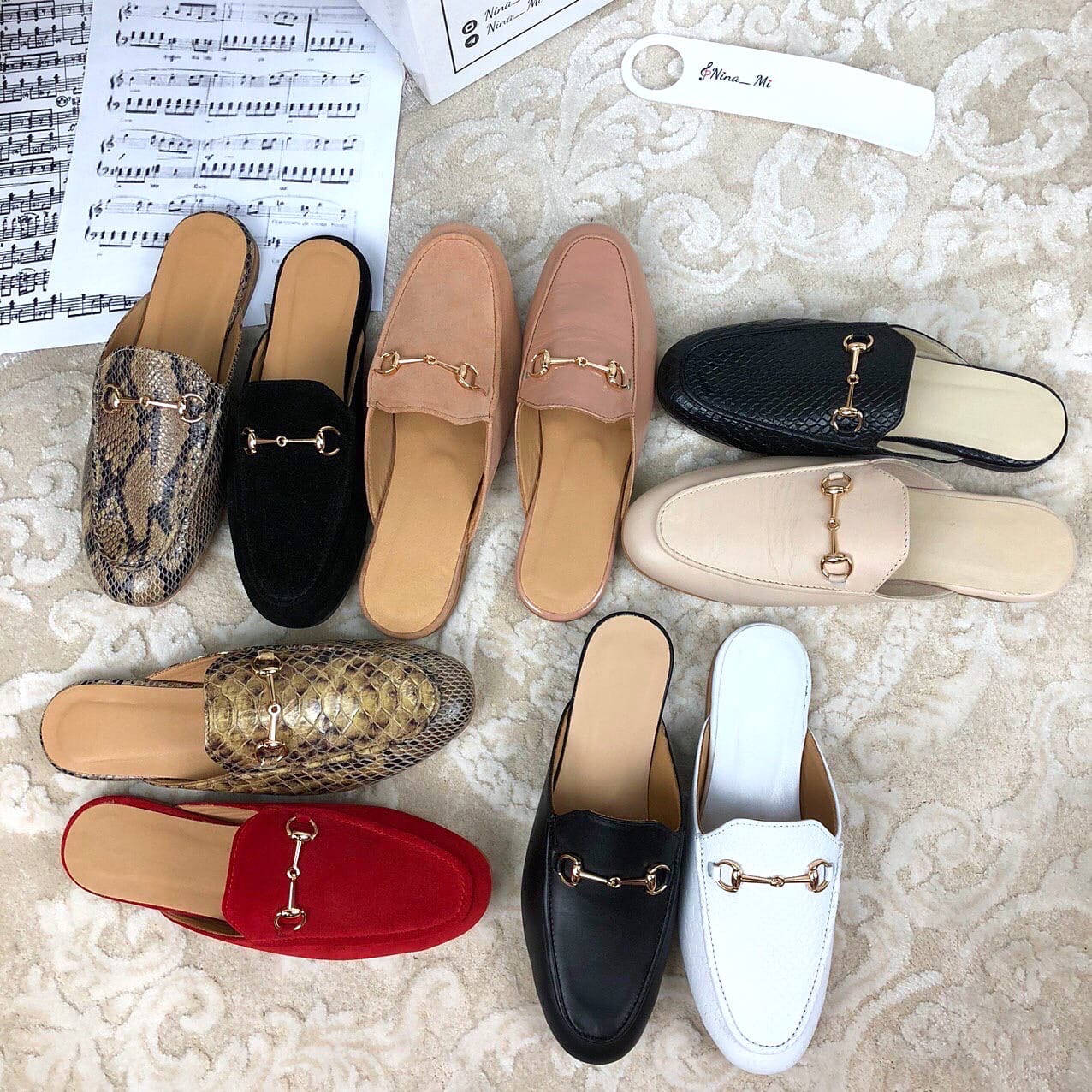 

Женские мюли Gucci