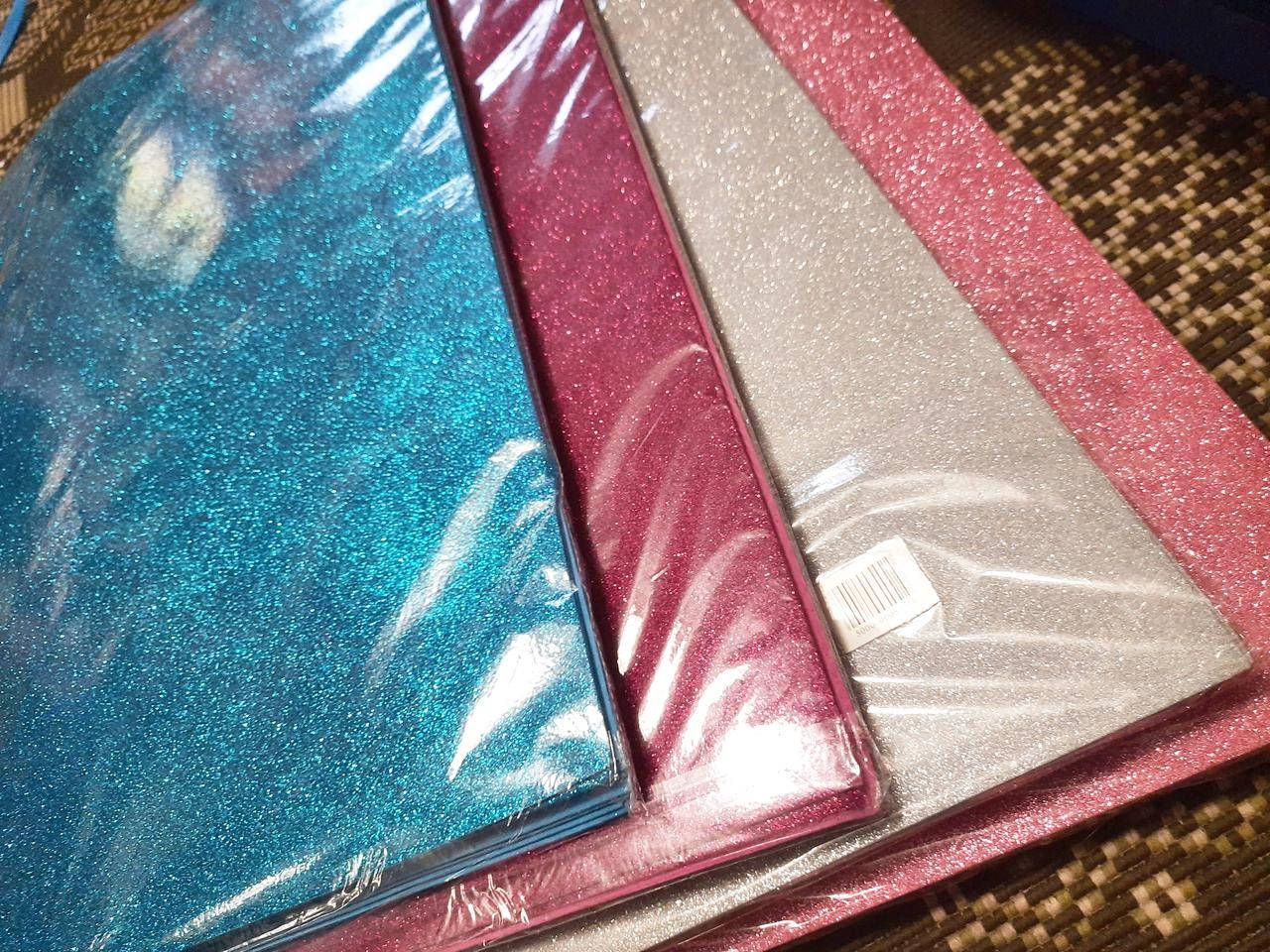 

Фом с глитером в асортименте Морская волна