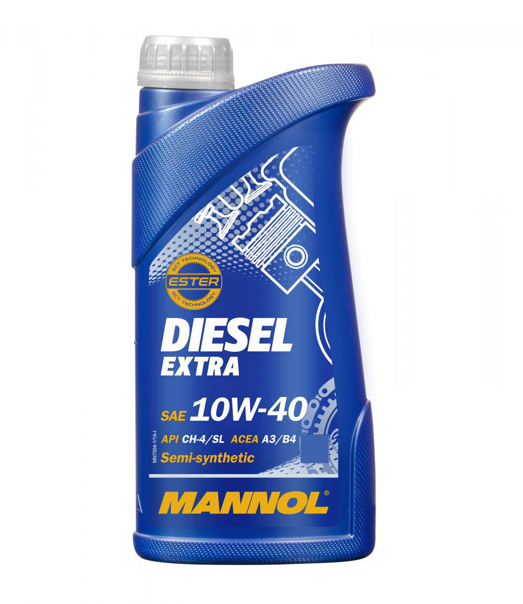 

Моторное масло Mannol 7504 DIESEL EXTRA 10W-40 1л дизельное полусинтетическое