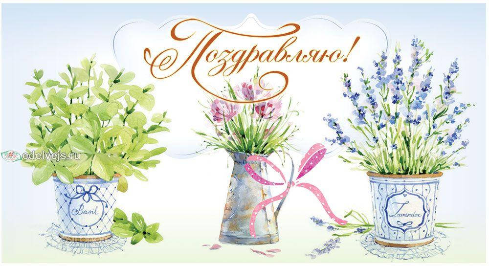 

Конверты для денег Поздравляю, 10 шт/уп
