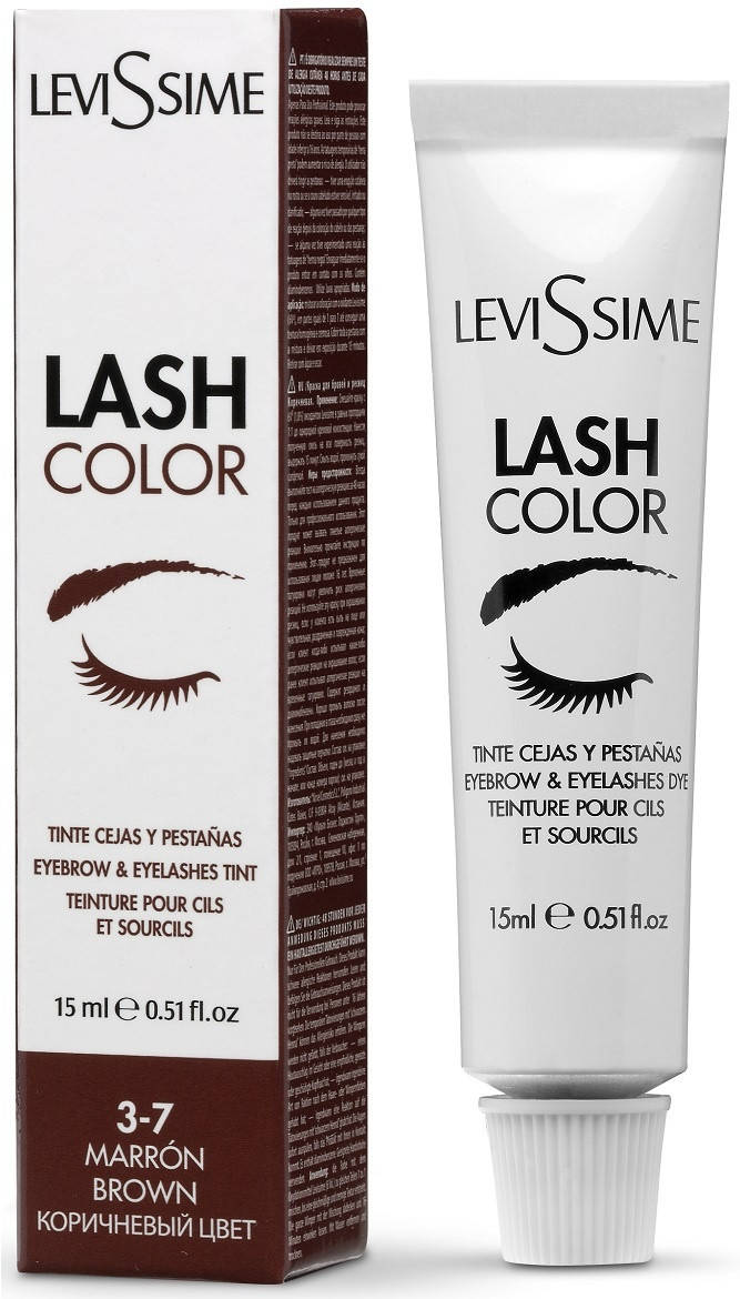 

Краска для бровей и ресниц Levissime 3-7 ТЕМНО-КОРИЧНЕВАЯ