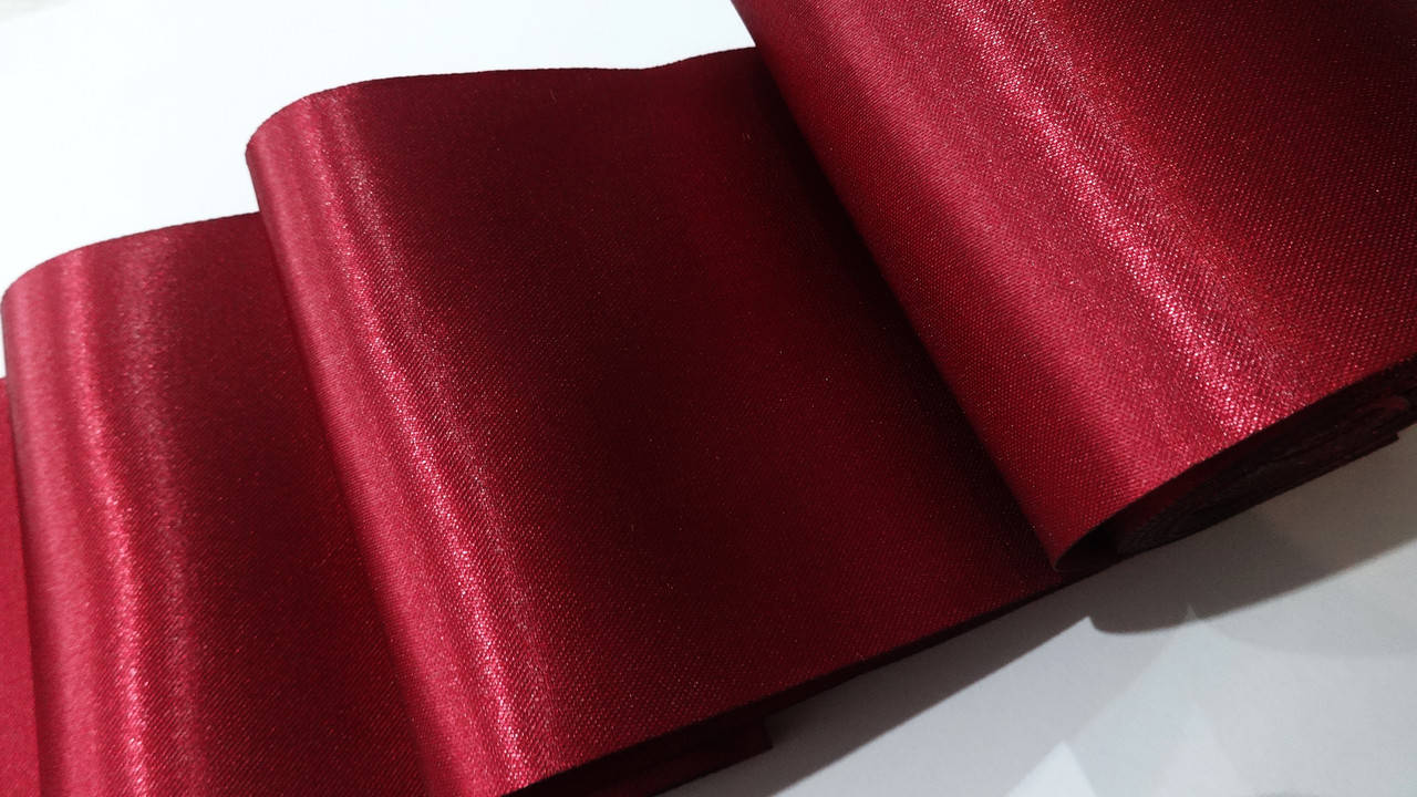 

Лента атласная 10 см марсала №03