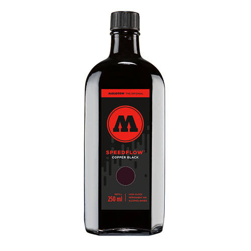 

Заправка для маркеров Molotow SPEEDFLOW Cooper Black (Черный) 250мл