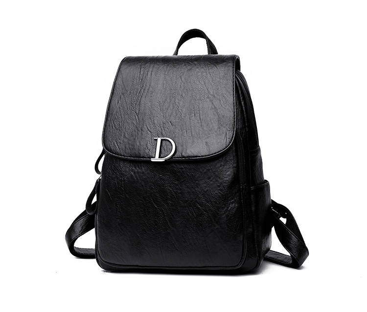 

Женский рюкзак эко-кожа 1211 Black, Черный