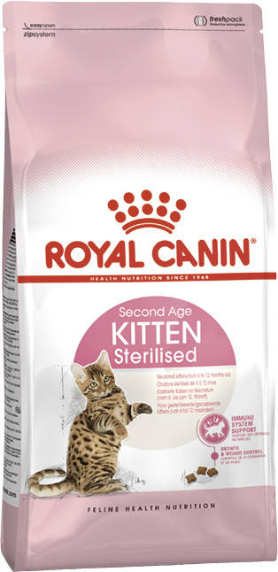 

Royal Canin KITTEN STERILISED 0,4кг - сухой корм роял канин для стерилизованных котят от 6 до 12 месяцев