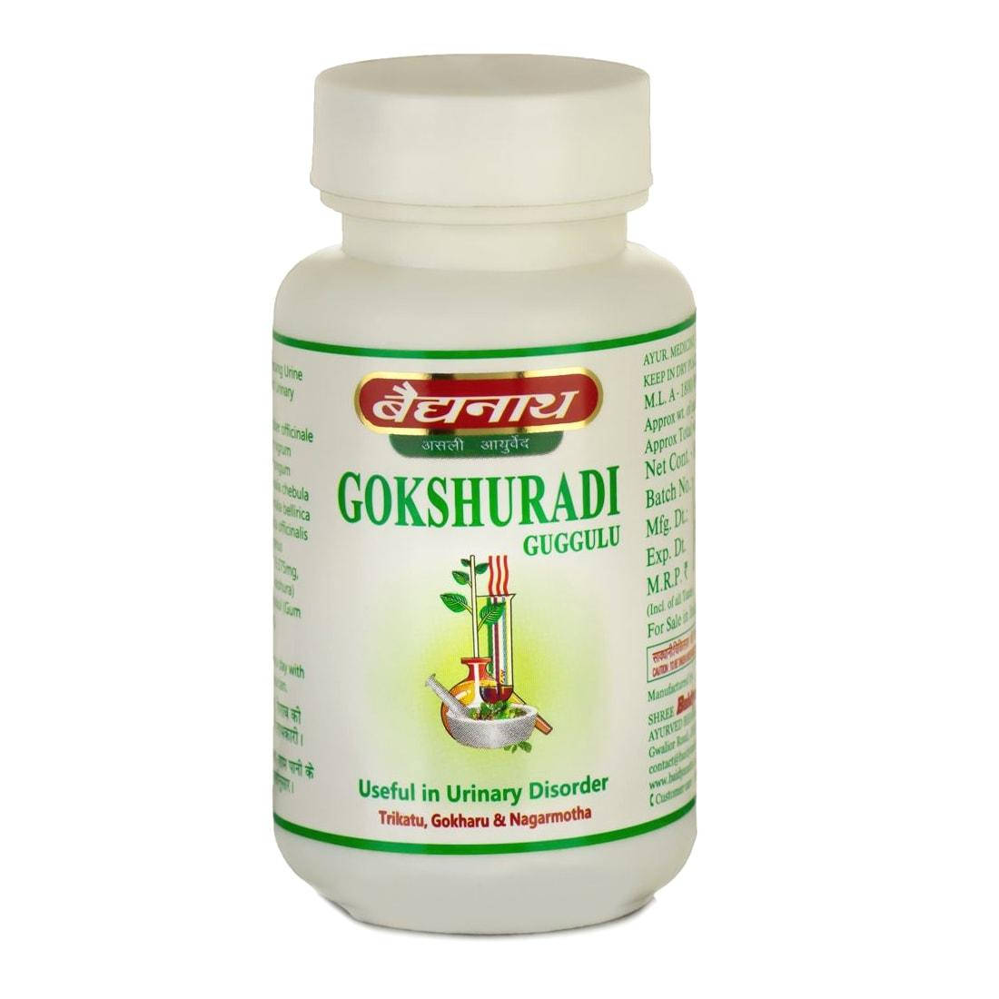 

Гокшуради гуггул (Gokshuradi Guggul, Baidyanath) 80 таблеток