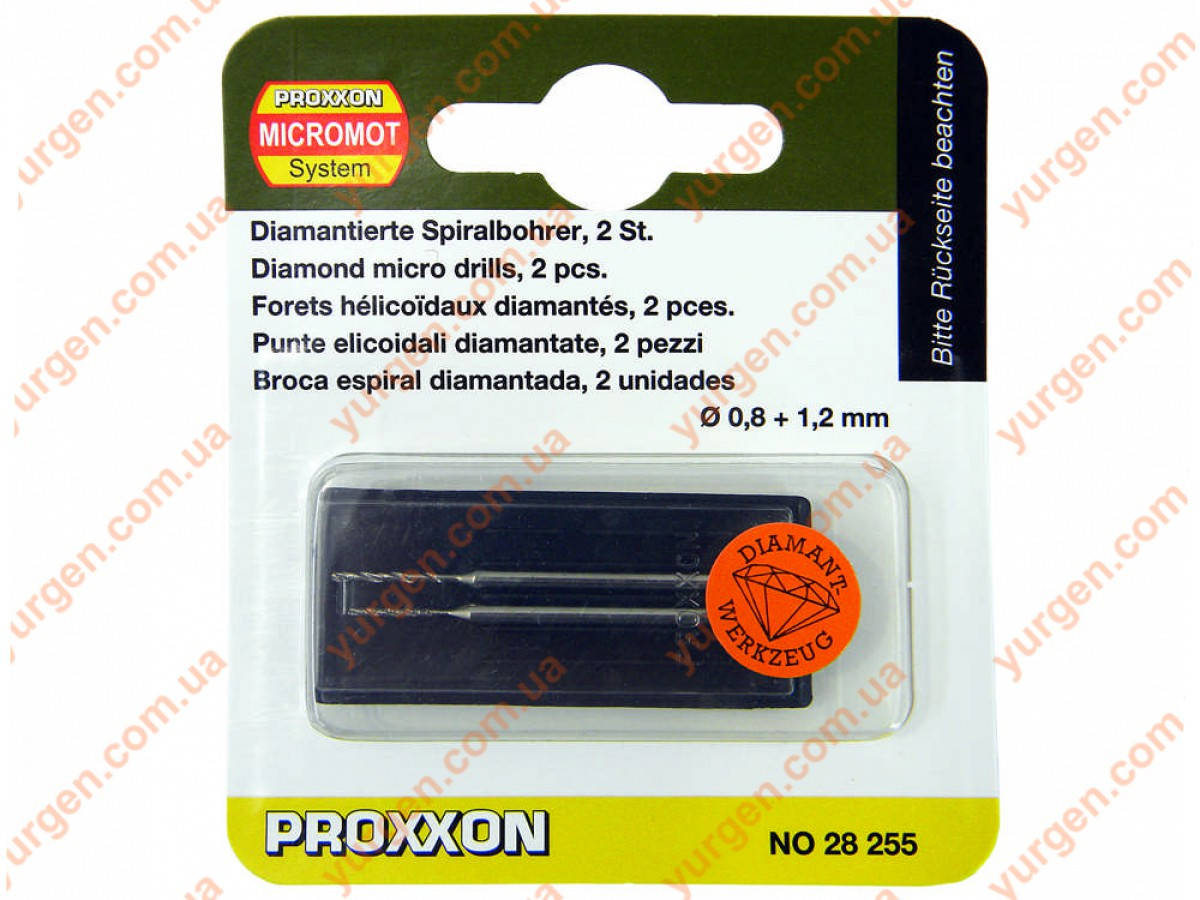 

Мини сверла алмазные набор PROXXON 28255(436446489)