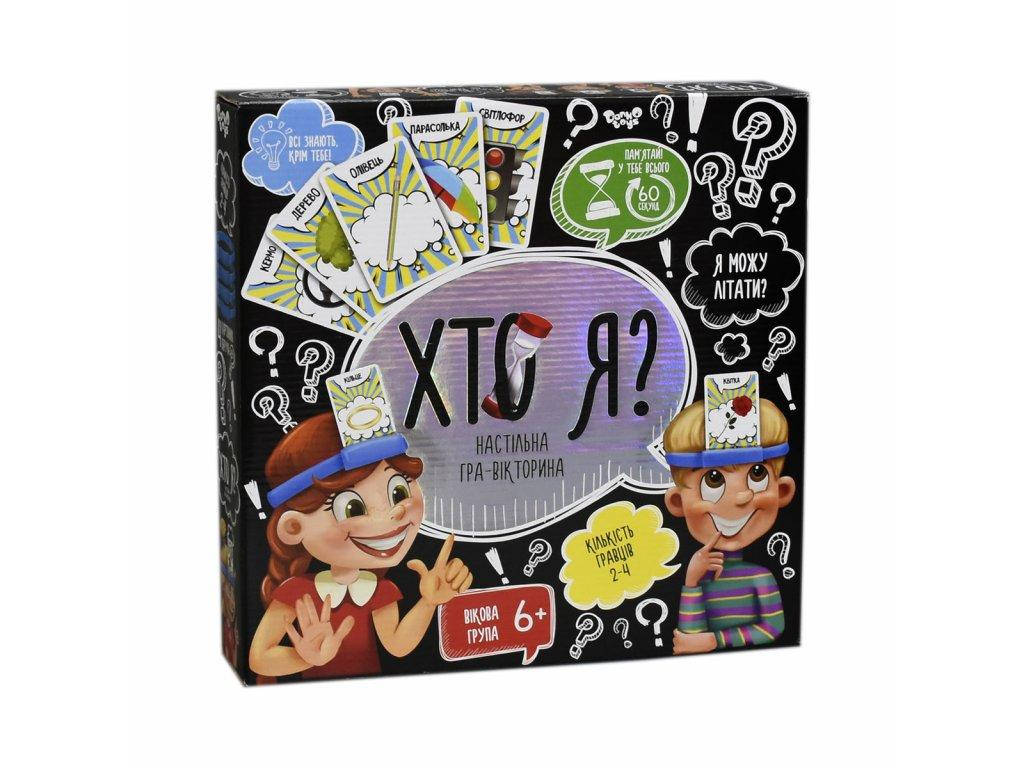 

Настольная игра-викторина Danko Toys "Хто я" (укр.яз.) (НВ-08-10)
