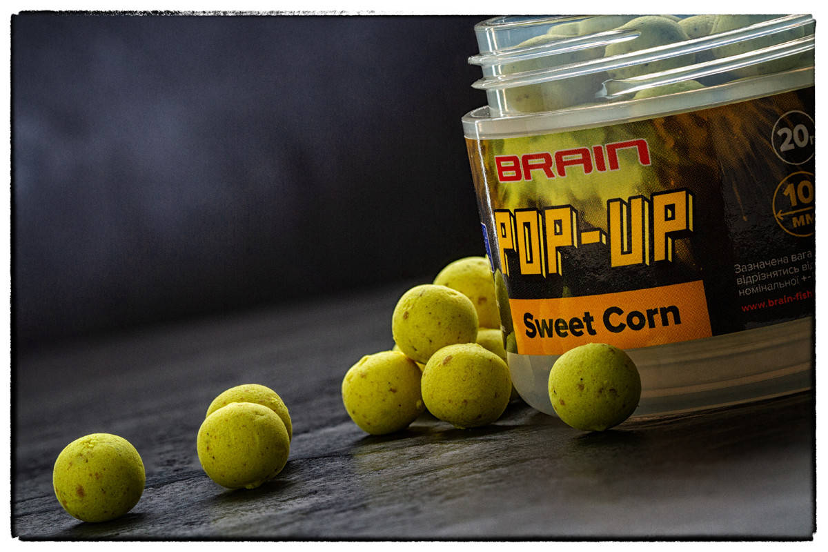 

Плавающие бойлы Brain Pop-Up F1 Sweet Corn (кукуруза) 12 мм