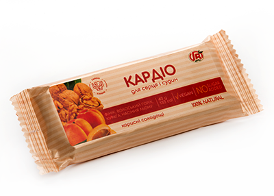 

Полезная сладость натуральный батончик "Кардио", Грин Виза, 40 г