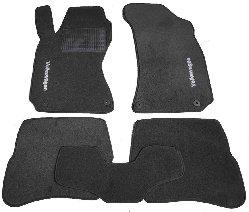 

Текстильные коврики в салон Volkswagen Passat B5 1996-2005, 5 шт. (ML, серый), Темно-серый