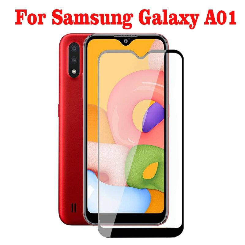 

Защитное стекло для Samsung Galaxy A01 черный