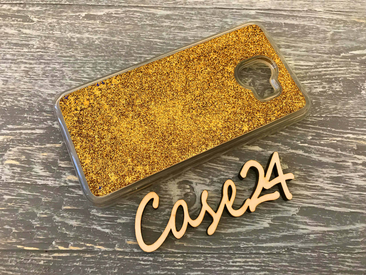 

Перетекающий TPU чехол Star для Samsung Galaxy J4 2018 (6 цветов) золотистый