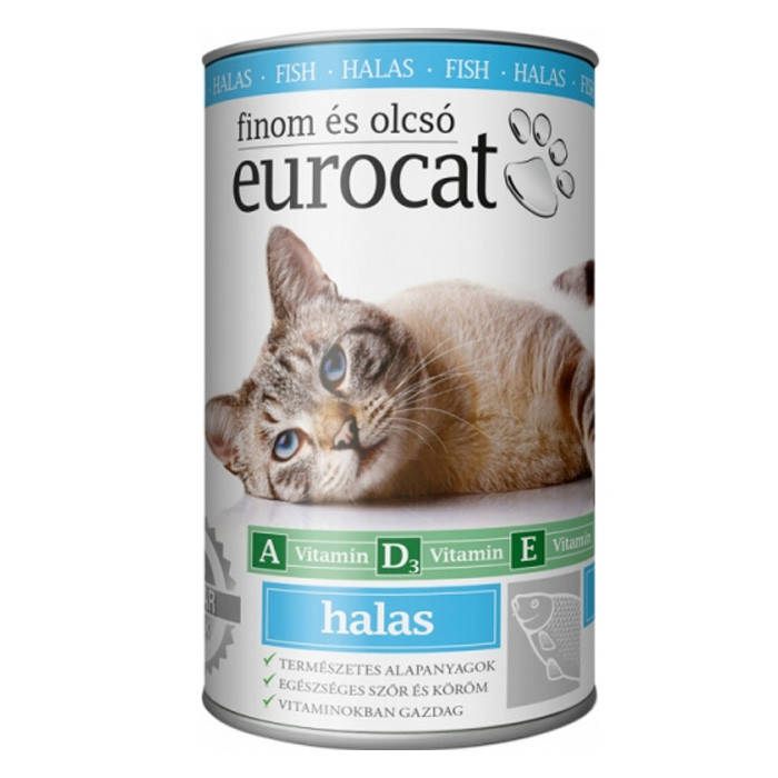 

Консерва для кошек EuroCat со вкусом рыбы 415 г