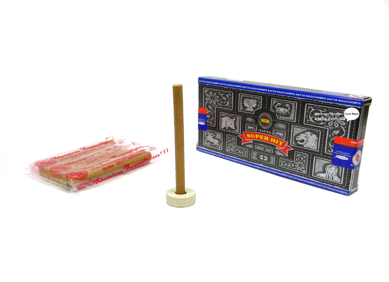 

Благовоние Super Hit dhoop sticks Satya 12шт/уп. Аромапалочки Супер Хит (32425)