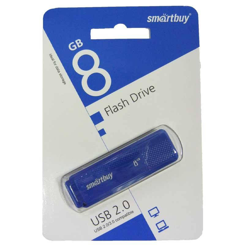 

Флешка 8Gb Smartbuy Dock Blue, Синий