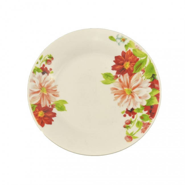 

Тарелка фарфоровая мелкая "Астра" 190мм, Белый