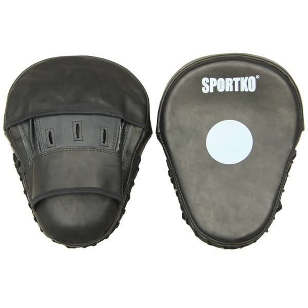 

Лапы боксерские SPORTKO кожаные "Яблоко" арт.ПК-5