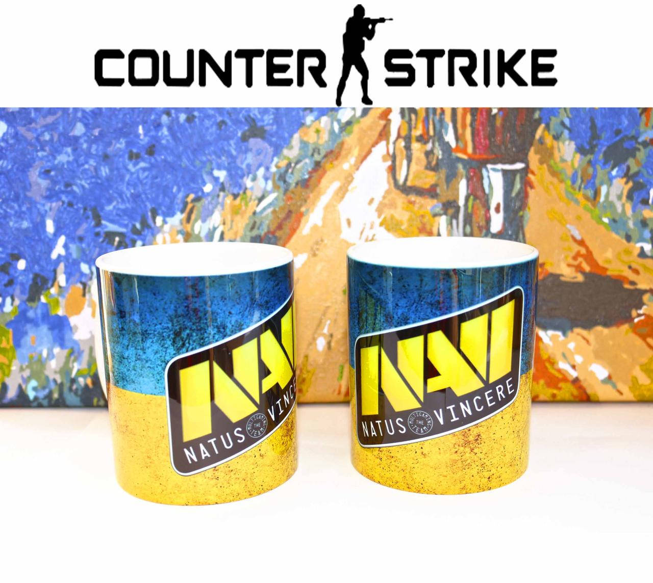 

Чашка "Navi Ukr" Counter Strike CS:GO кружка Контр Страйк / КС ГО
