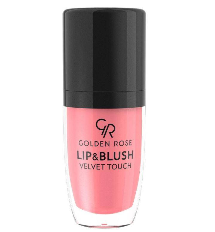 

Блеск для губ и румяна 2 в 1 Golden Rose Lip & Blush Velvet Touch № 03